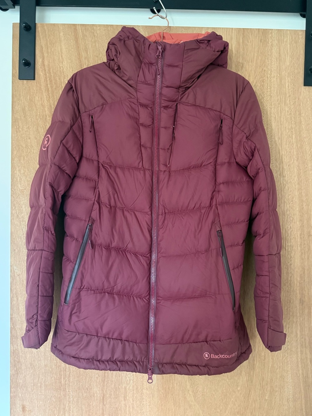 Backcountry Murdock 850 Goose Down Fill Jacket maroon size M
